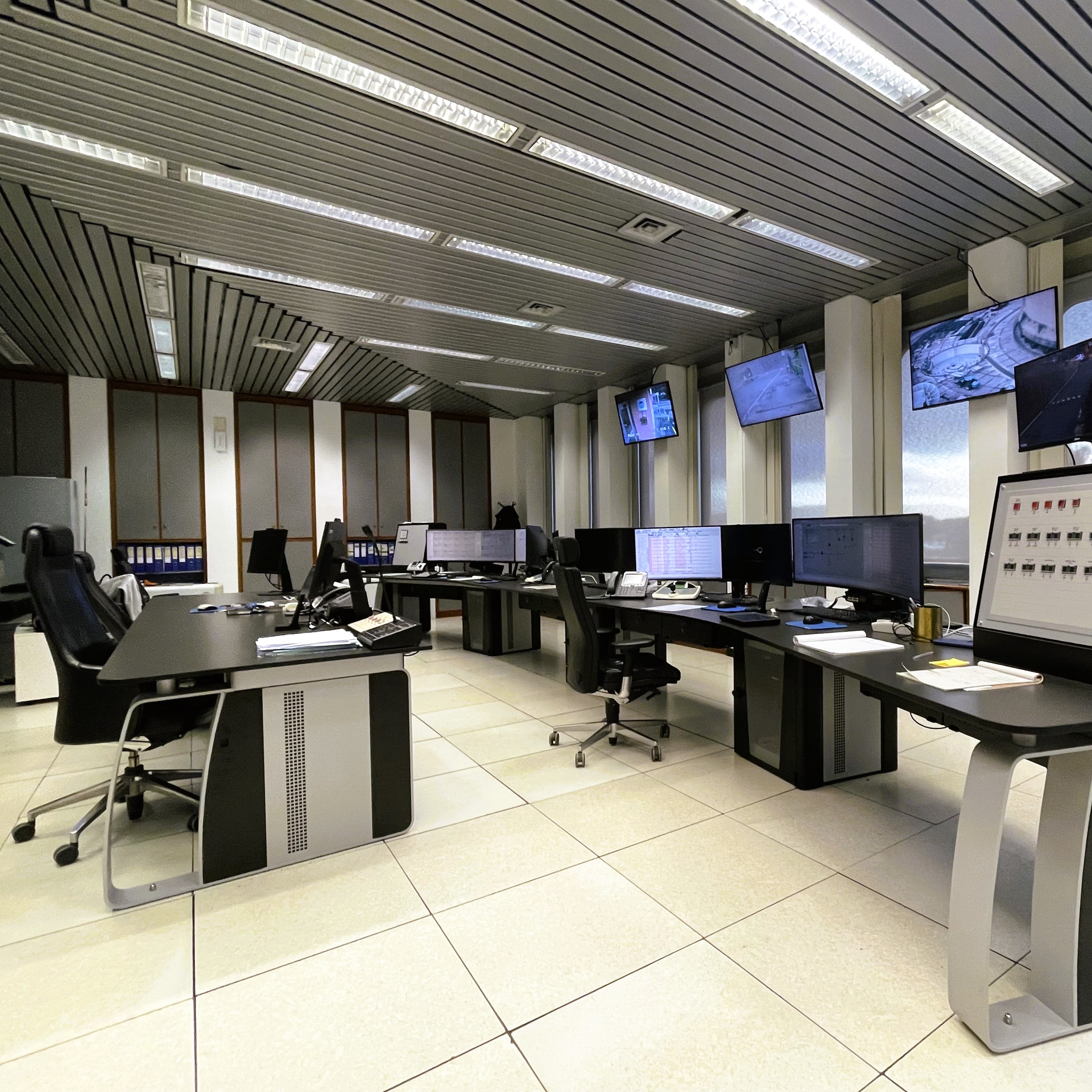 Central Control Room of Panigaglia Regasification Plant